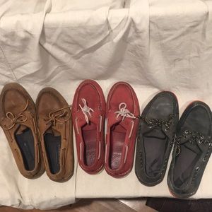 LOT OF 3 Sperry's men's.